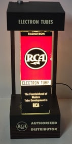 RCA Electron Tube Authorized Distributor Lighted Motion Display