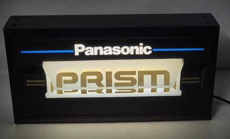 Panasonic "Prism" Plastic Lighted Sign