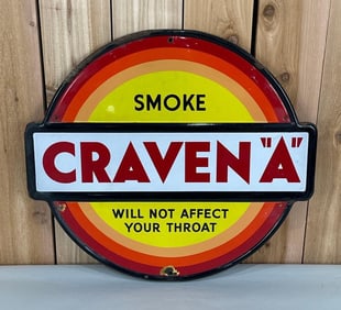 Smoke Craven "A" Porcelain Sign (TAC)