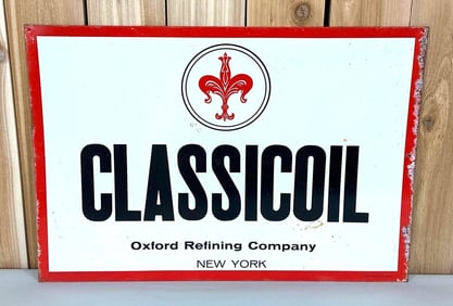 Classicoil Oxford Refining Co. Metal Sign (TAC)