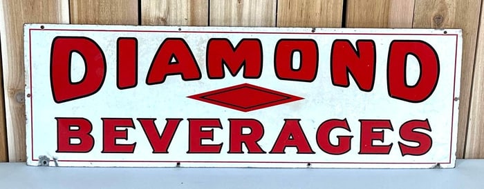 Diamond Beverages Porcelain Sign (TAC)