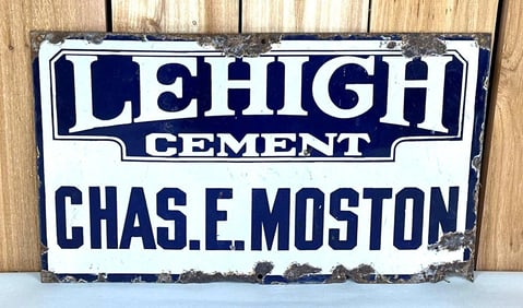 Lehigh Cement Porcelain Sign (TAC)