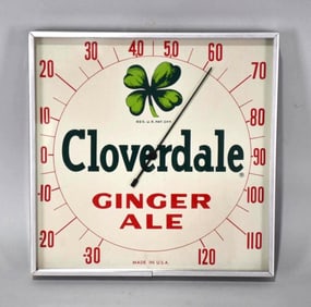 Cloverdale Ginger Ale Thermometer
