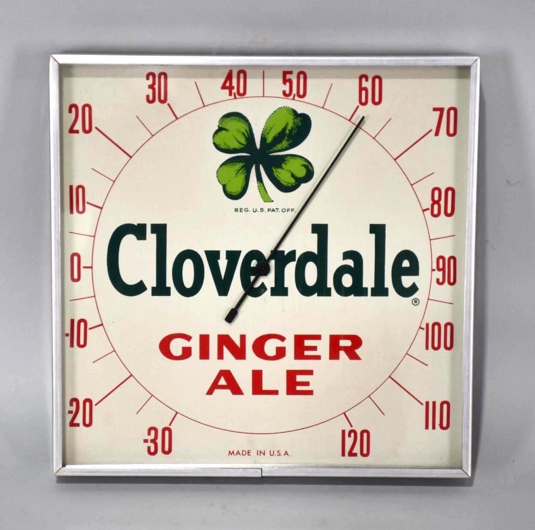 Cloverdale Ginger Ale Thermometer (1 of 4)