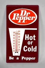 Dr. Pepper Hot or Cold Metal Thermometer (TAC)