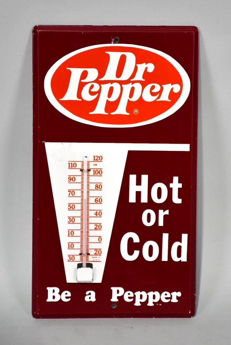 Dr. Pepper Hot or Cold Metal Thermometer (TAC) (1 of 4)