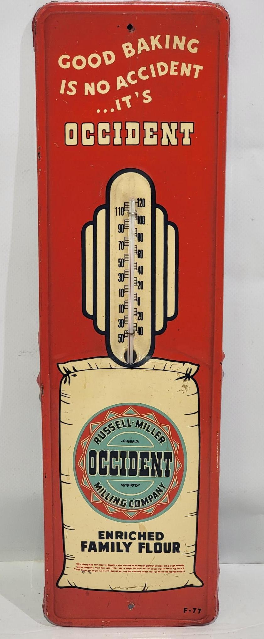 Occident Enriched Family Flour Metal Thermometer (TAC) (1 of 2)