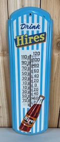 Drink Hires Root Beer Metal Thermometer (TAC)