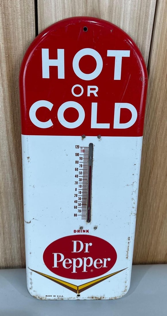 Dr. Pepper Hot or Cold Metal Thermometer (TAC) (1 of 4)
