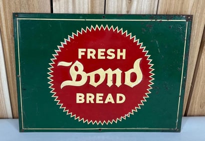Fresh Bond Bread Metal Sign (TAC)