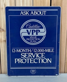 Cadillac VPP Value Protection Plan Metal Sign (TAC)