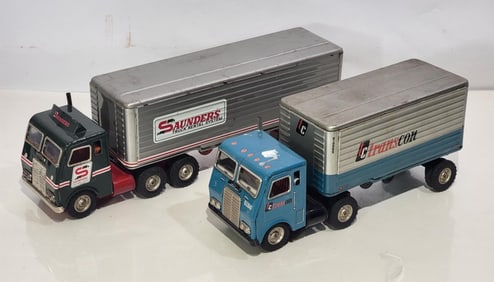 Saunders & TC Semi & Trailers Friction Toys