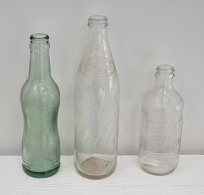 Lot of (3) Pepsi Bottles