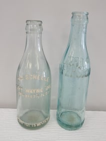 Lot of (2) Pepsi Bottles