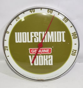 Wolfschmidt Genuine Vodka Round Thermometer