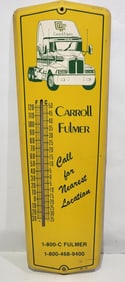 Carroll Fulmer Trucking Metal Thermometer