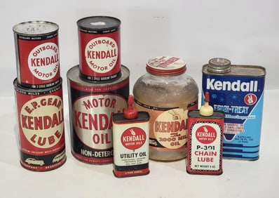 8-Different Kendall Oil Items