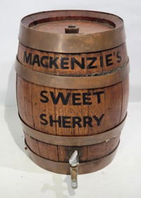Mackenzie's Sweet Sherry Wooden Barrel/Dispenser