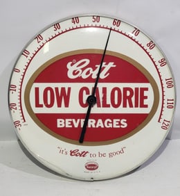 Cott Low Calorie Beverages Round Thermometer