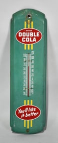 Drink Double Cola "You'll Like it better" Metal Thermometer (TAC)