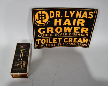Hair Grower Sign & Sight Saver Display