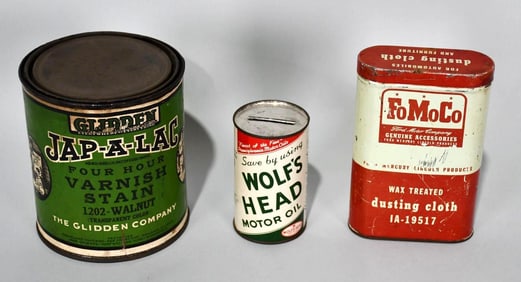 Lot of (3) Cans