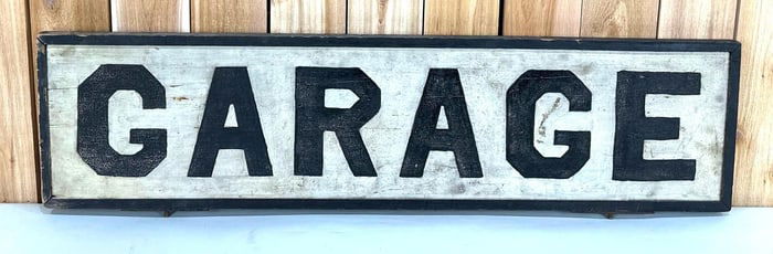 GARAGE Wood Sign (TAC)