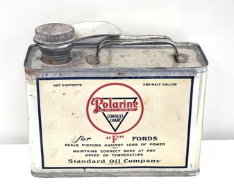 Polarine "F" for Fords Metal Can