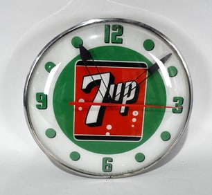 7up Lighted Clock
