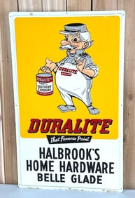 Duralite "That Famous Paint" w/Image Metal Sign (TAC)