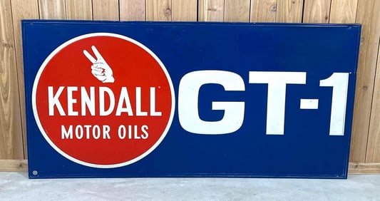 Kendall Motor Oils GT-1 Metal Sign (TAC)