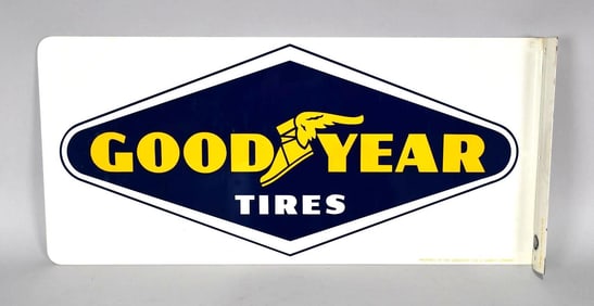 Goodyear Tires w/Logo Metal Flange Sign (TAC)