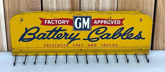 GM Factory Approved Battery Cables Metal Display Rack (TAC)