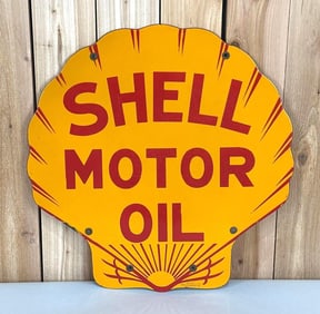 Shell Motor Oil Porcelain Sign (TAC)
