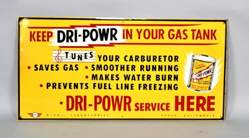 Dri-Power "In Your Gas Tank Metal Sign (TAC)