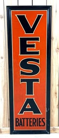 Vesta Batteries Metal Sign (TAC)