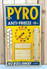 Super Pyro Anti-Freeze Metal Chart Sign (TAC)