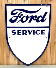 Ford Service Porcelain Shield Sign (TAC)