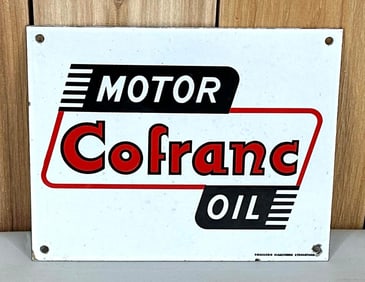 Cofranc Motor Oil Porcelain Sign (TAC)
