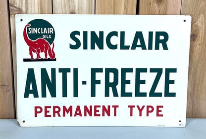 Sinclair Anti-Freeze w/Logo Masonite Sign (TAC)