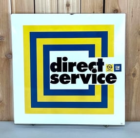 Opel GM Direct Service Porcelain Sign (TAC)