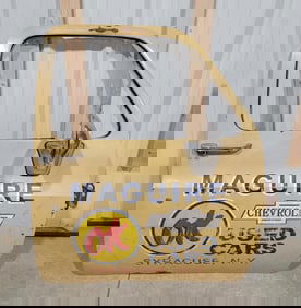 1970's Chevrolet Truck Door w/Advertising