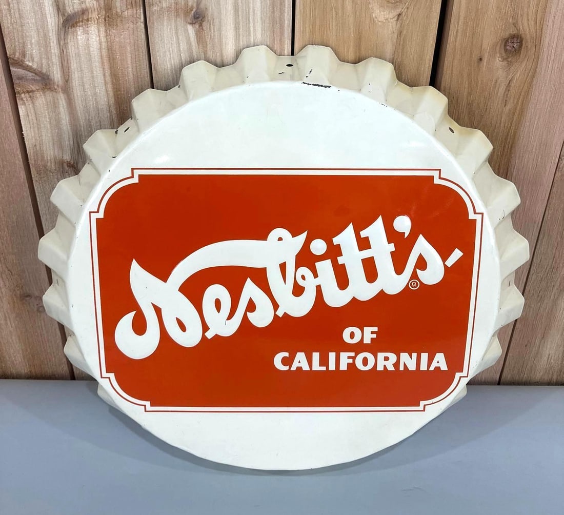 Nesbitt's of California Metal Bottle-Cap Sign (TAC) (1 of 3)