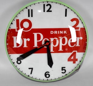 Dr. Pepper 10-2-4 Lighted Clock