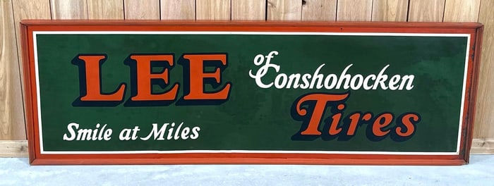Lee of Conshohocken Tires Metal Sign (TAC)
