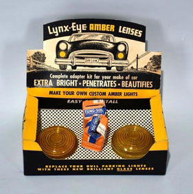Lynx-Eye Amber Lenses NIB w/Nice Graphics