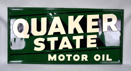 Quaker State Motor Oil Metal Sign (TAC)