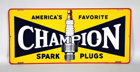 Champion America's Favorite Spark Plug Metal Sign (TAC)