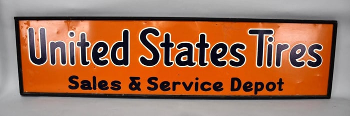 United States Tires Sales & Service Depot Metal Sign (TAC)