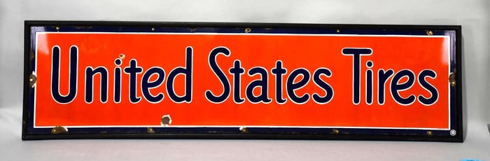 United States Tires Porcelain Sign (TAC)